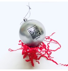 Елочный шарик с умным QR кодом