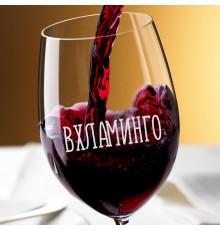 Бокал для вина - Вхламинго