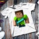 Футболка на заказ с принтом Майнкрафт - Minecraft