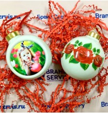 Елочная игрушка шарик