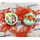 Печать на керамической елочной игрушке