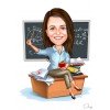 Закажите фигурку человека шарж с лицом по вашей фотографии