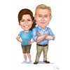 Закажите фигурку человека шарж с лицом по вашей фотографии
