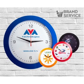 Часы настенные с нанесением логотипа