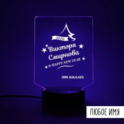 Необычный светильник на Новый год 