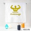 Вышивка на махровом полотенце