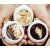 Керамический елочный шар с фотографией