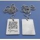 Нанесение QR кода гравировкой
