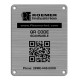 Нанесение QR кода гравировкой