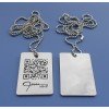 Нанесение QR кода гравировкой