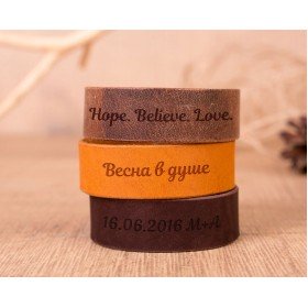 Заказать браслеты с гравировкой 
