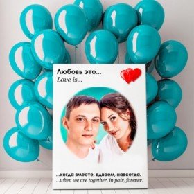 Заказать печать на холсте в подарок