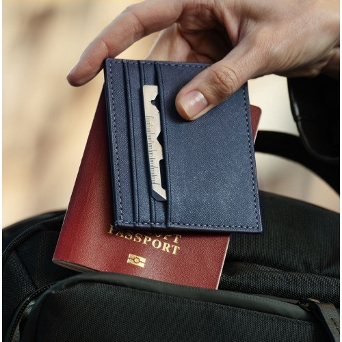 Брелок-мультитул Dextro серебристый с логотипом - купить в Бренд Сервис