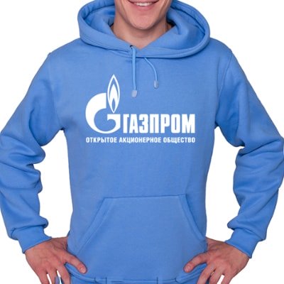 Толстовка с логотипом компании 