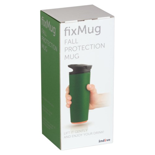 Купить Термостакан fixMug, зеленый с нанесением логотипа