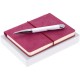 Купить Набор Business Diary Mini, розовый с нанесением логотипа