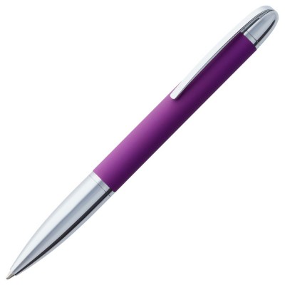 Купить Ручка шариковая Arc Soft Touch, фиолетовая с нанесением