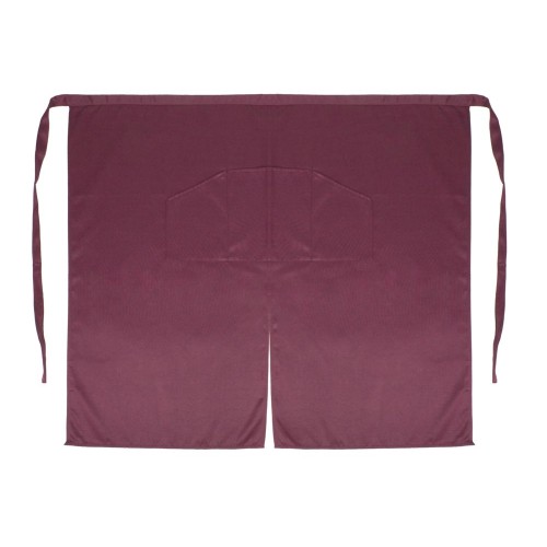 Купить Фартук Bar Star, бордовый с нанесением логотипа