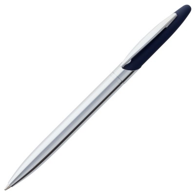 Купить Ручка шариковая Dagger Soft Touch, синяя с нанесением