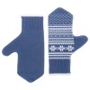 Купить Варежки «Скандик», синие (индиго) с нанесением логотипа