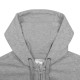 Купить Толстовка мужская Hooded Full Zip серый меланж с нанесением логотипа