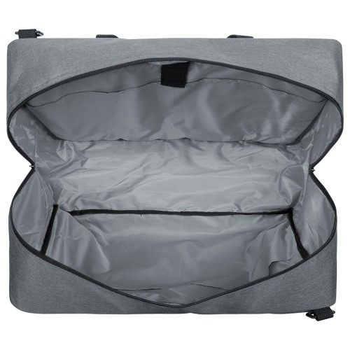 Купить Сумка дорожная с отделением для ноутбука Unit Bimo Weekend, серая с нанесением логотипа