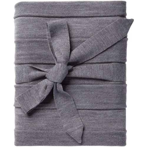 Купить Плед Pleat, серый с нанесением логотипа