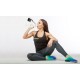 Купить Бутылка для воды с миской для питомца Dog Water Bowl Lite, черная с нанесением логотипа