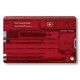 Купить Набор инструментов SwissCard Quattro, красный с нанесением логотипа