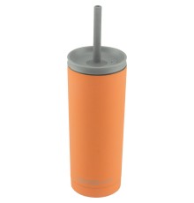 Термостакан Superb Sippy с трубочкой, оранжевый