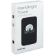 Купить Аккумулятор с подсветкой markBright Town, 5000 мАч, черный с нанесением логотипа