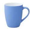 Купить Кружка Good Morning c покрытием софт-тач, голубая с нанесением логотипа