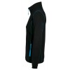 Купить Куртка женская NOVA WOMEN 200, черная с ярко-голубым с нанесением логотипа