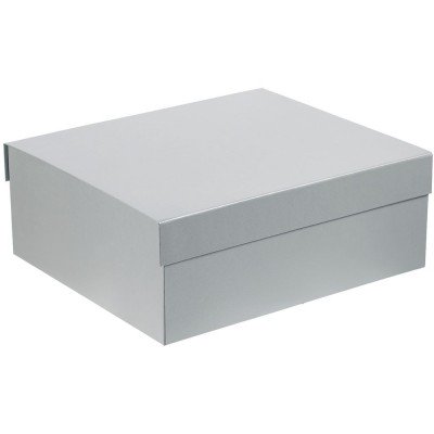 Купить Коробка My Warm Box, серебристая с нанесением логотипа