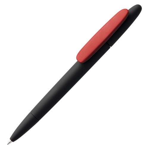 Купить Ручка шариковая Prodir DS5 TRR-P Soft Touch, черная с красным с нанесением логотипа Купить Ручка шариковая Prodir DS5 TRR-P Soft Touch, черная с красным с нанесением логотипа