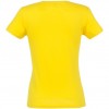 Купить Футболка женская MISS 150, желтая с нанесением логотипа
