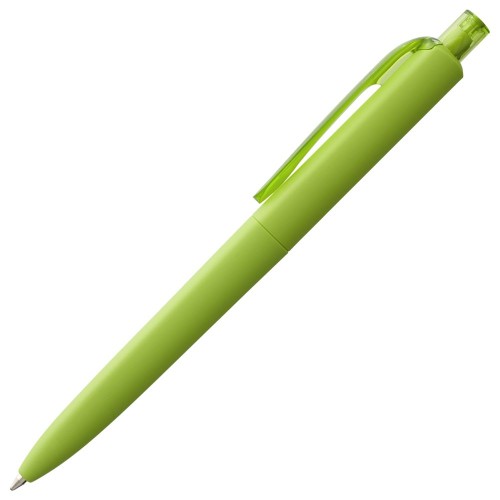Купить Ручка шариковая Prodir DS8 PRR-T Soft Touch, зеленая с нанесением логотипа