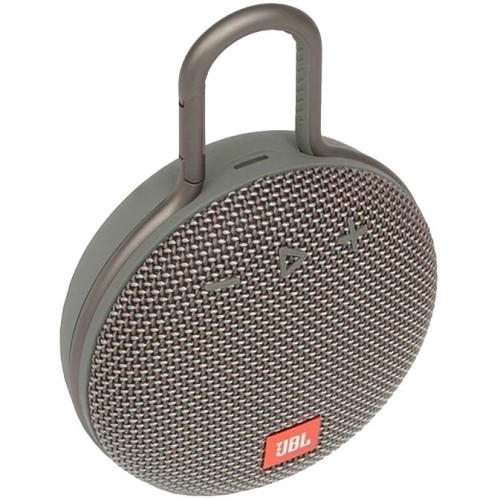 Купить Беспроводная колонка JBL Clip 3, серая с нанесением логотипа