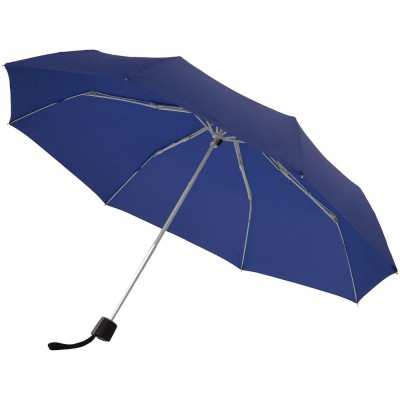Купить Зонт складной Fiber Alu Light, темно-синий с нанесением