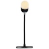 Купить Лампа с колонкой и беспроводной зарядкой lampaTon, черная с нанесением логотипа