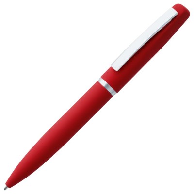 Купить Ручка шариковая Bolt Soft Touch, красная с нанесением логотипа