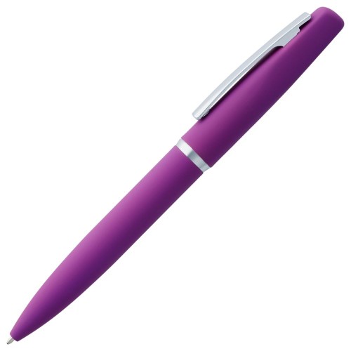 Купить Ручка шариковая Bolt Soft Touch, фиолетовая с нанесением логотипа Купить Ручка шариковая Bolt Soft Touch, фиолетовая с нанесением логотипа