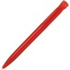 Купить Ручка шариковая Clear Solid, красная с нанесением логотипа