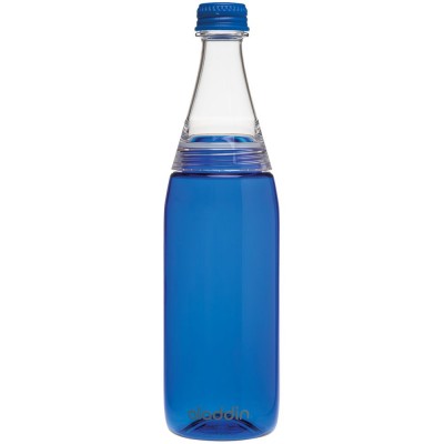 Купить Бутылка для воды Fresco, голубая с нанесением
