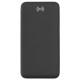 Купить Aккумулятор Uniscend Quick Charge Wireless 10000 мАч, черный с нанесением логотипа