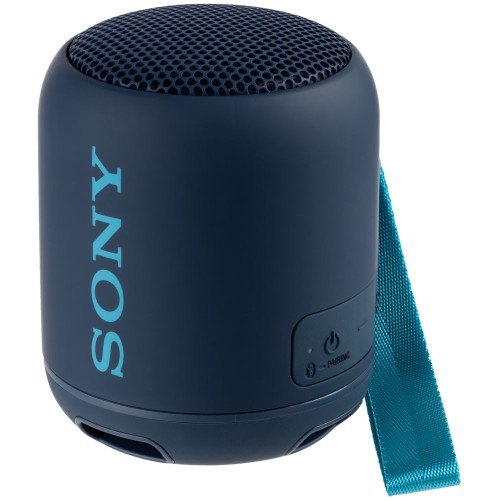 Купить Беспроводная колонка Sony SRS-XB12, синяя с нанесением логотипа Купить Беспроводная колонка Sony SRS-XB12, синяя с нанесением логотипа
