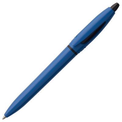 Купить Ручка шариковая S! (Си), ярко-синяя с нанесением