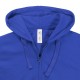 Купить Толстовка женская Hooded Full Zip ярко-синяя с нанесением логотипа