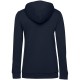 Купить Толстовка с капюшоном женская Hoodie, темно-синяя с нанесением логотипа