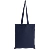 Купить Холщовая сумка Basic 105, темно-синяя с нанесением логотипа